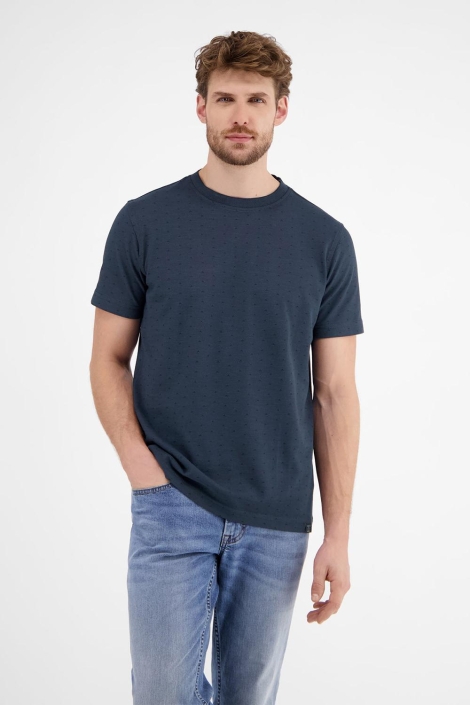 Lerros t-shirt/serafino 1/2 arm